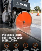Professional Traffic Loop Cutting Diamond Blade – Straight & Concave Core 14–18 in - Image 2