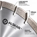 Standard Laser-Welded Concrete Diamond Saw Blade - Image 3