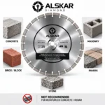 Standard Laser-Welded Concrete Diamond Saw Blade - Image 6