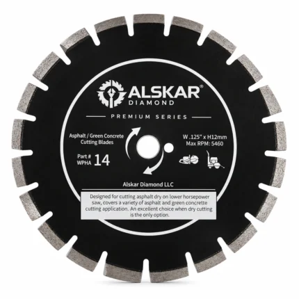 Premium Dry-Cut Asphalt Diamond Saw Blade