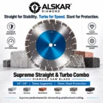 Alskar Supreme Alternating Straight & Turbo Combo Diamond Saw Blade - Image 8