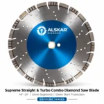 Alskar Supreme Alternating Straight & Turbo Combo Diamond Saw Blade