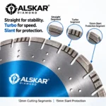 Alskar Supreme Alternating Straight & Turbo Combo Diamond Saw Blade - Image 7