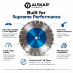 Alskar Supreme Alternating Straight & Turbo Combo Diamond Saw Blade - Image 4