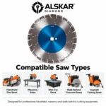 Alskar Supreme Alternating Straight & Turbo Combo Diamond Saw Blade - Image 3