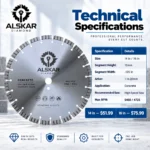 Standard 15mm Turbo Segment Concrete Diamond Saw Blade - Image 5