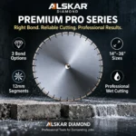 Premium Pro Concrete Diamond Saw Blade for Walk-Behind Saws 14–36 in - Image 7