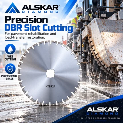 Professional Dowel Bar Retrofit Diamond Blade 22–24 in