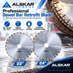 Professional Dowel Bar Retrofit Diamond Blade 22–24 in - Image 2