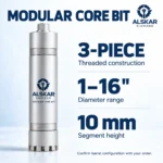 Premium Laser Welded Three-Piece Concrete Core Drill Bit 1–16 in - Image 6