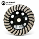 ALSKAR Premium Continuous Turbo Diamond Cup Wheel for concrete and stone grinding