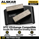 ALSKAR Premium HTC EZchange Compatible Double Bar Diamond Grinding Shoe