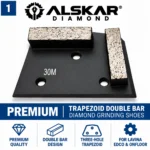 ALSKAR Lavina EDCO Onfloor Three-Hole Double Bar Diamond Grinding Shoe