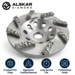 Crushed PCD Diamond Cup Wheel for Concrete Coating Removal - Image 2