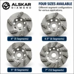 Crushed PCD Diamond Cup Wheel for Concrete Coating Removal - Image 7