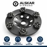 Hexagonal Crushed PCD Diamond Cup Wheel for Coating Removal - Image 2