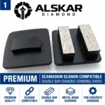 Premium Scanmaskin ScanOn Diamond Grinding Shoes for Concrete Floors