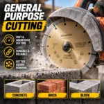 Sintered General Purpose Segmented Diamond Blade 4–10 in - Image 2