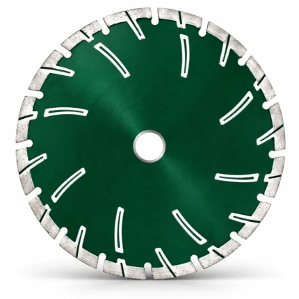 Supreme Green T-Segment Asphalt Green Concrete Diamond Blade 10–14 in