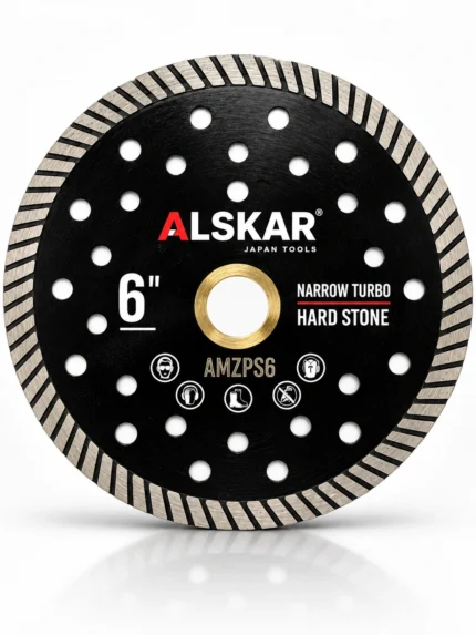 Narrow Turbo Diamond Blade for Granite & Hard Stone 4–10 in