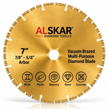Vacuum Brazed Multi-Purpose Diamond Blade 4–10 in