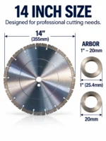 Premium Sintered General Purpose Diamond Blade 14 in - Image 6