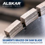 Quartzite Bridge Saw Diamond Segments for Retipping & OEM - Image 7