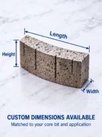 Stone Core Bit Diamond Segments for Granite, Marble & Engineered Stone - Image 5