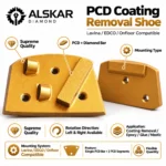 Supreme PCD Coating Removal Shoes for Concrete Floor Grinders – Muti Mounting Systems