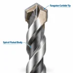 A-Taper Tungsten Carbide Masonry Pilot Drill Bits – 10mm - Image 5