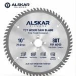 TCT Fine Finish Crosscut Wood Saw Blades – 60T to 100T