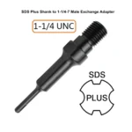 SDS Plus Diamond Core Bit Adapters – BSP, 1-1/4"-7 UNC & M16 Connections - Image 4