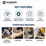 General Purpose & Combination TCT Wood Saw Blades - Image 5